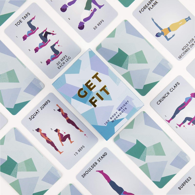 Gift Republic Get Fit Exercise Activity Cards - Image 1